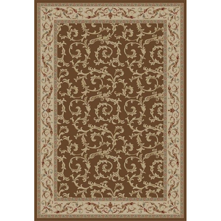 Concord Global Trading Area Rugs, 2 Ft. 7 In. X 4 Ft. Jewel Veronica - Brown 43983